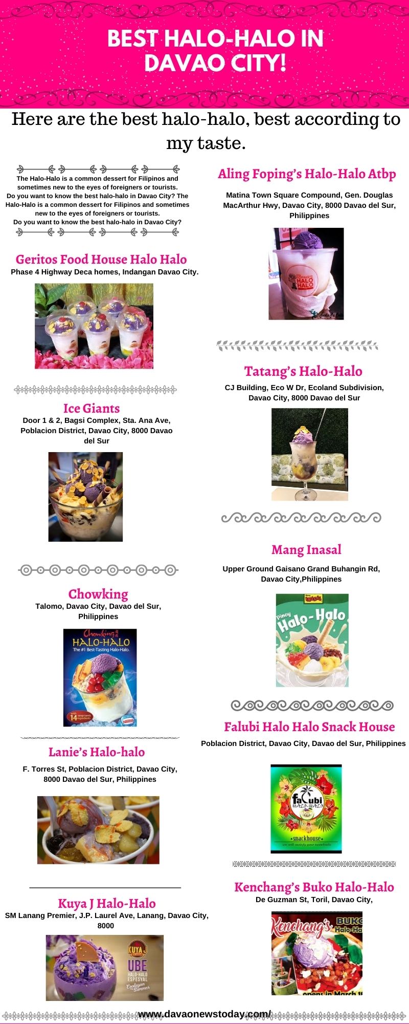 Top 10 Best Halo Halo in Davao City 2